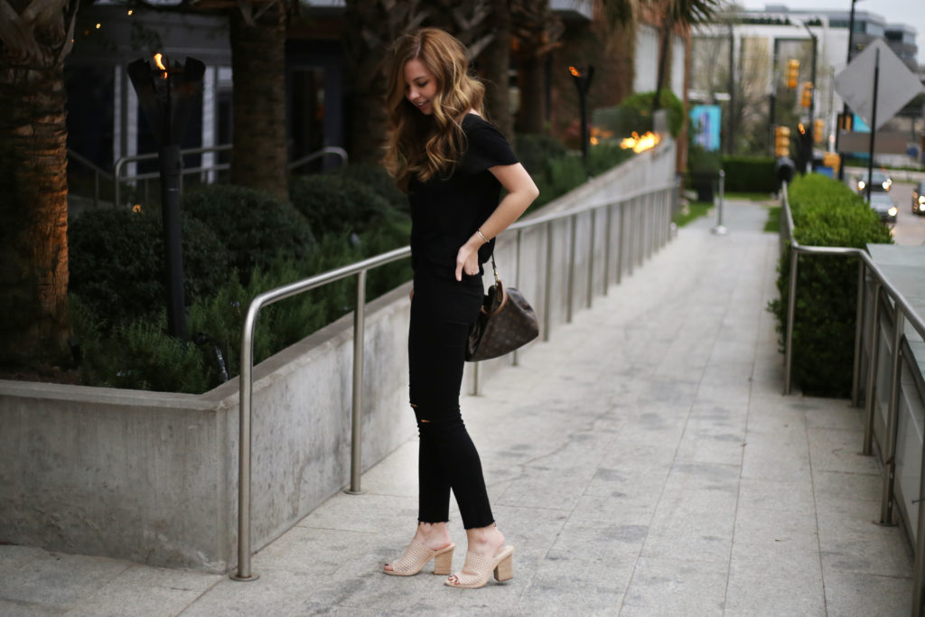Distressed Black Jeans - A Pearl Kind of Girl