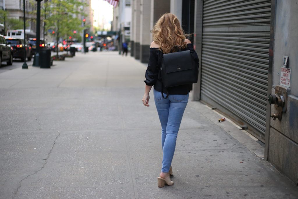 Black Off-The-Shoulder Top - A Pearl Kind of Girl