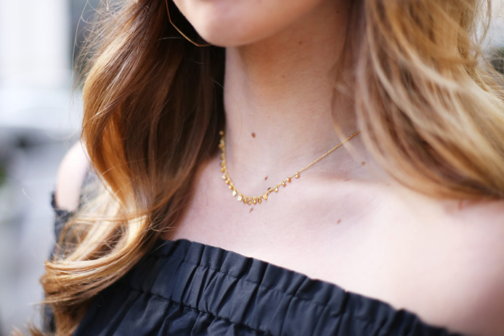 Black Off-The-Shoulder Top - A Pearl Kind of Girl
