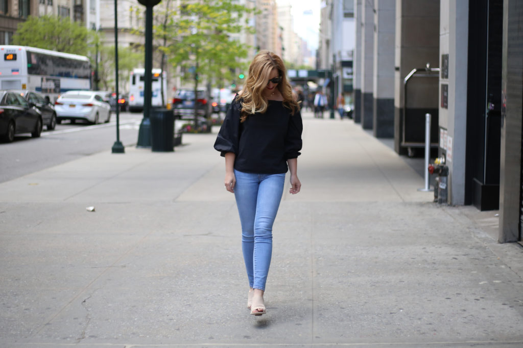 Black Off-The-Shoulder Top - A Pearl Kind of Girl