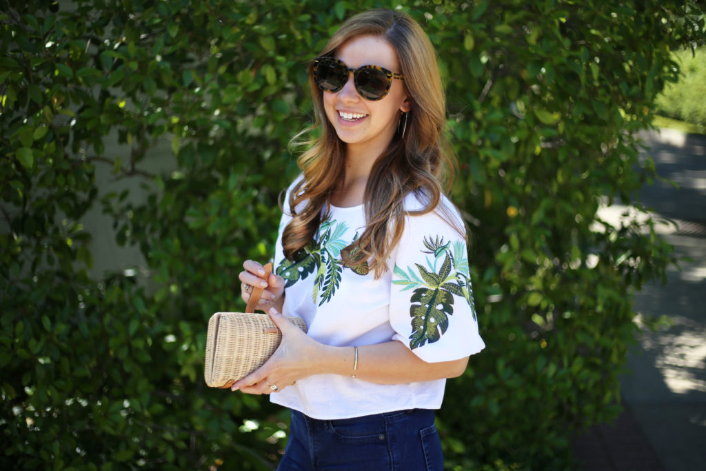 Palm Crop Top - A Pearl Kind of Girl