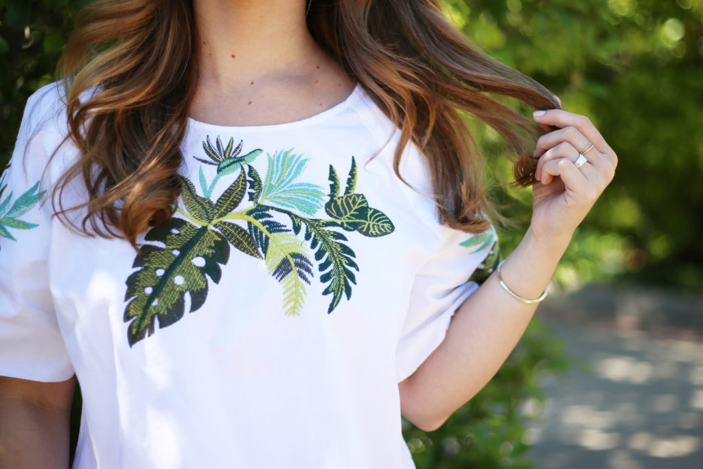 Palm Crop Top - A Pearl Kind of Girl