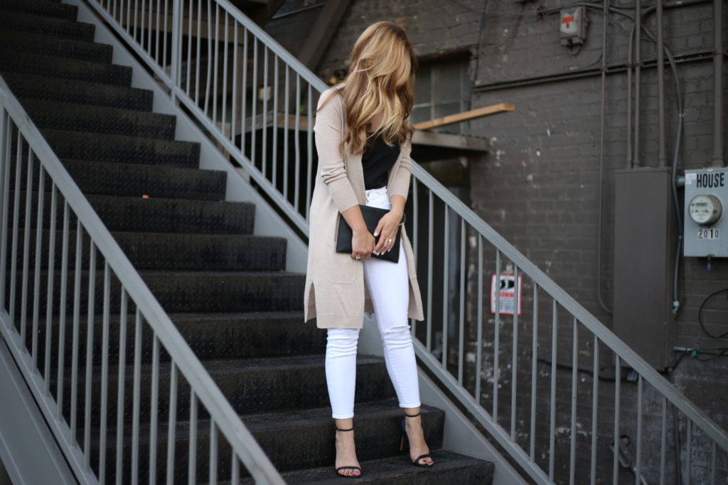 Long Linen Cardigan - A Pearl Kind of Girl