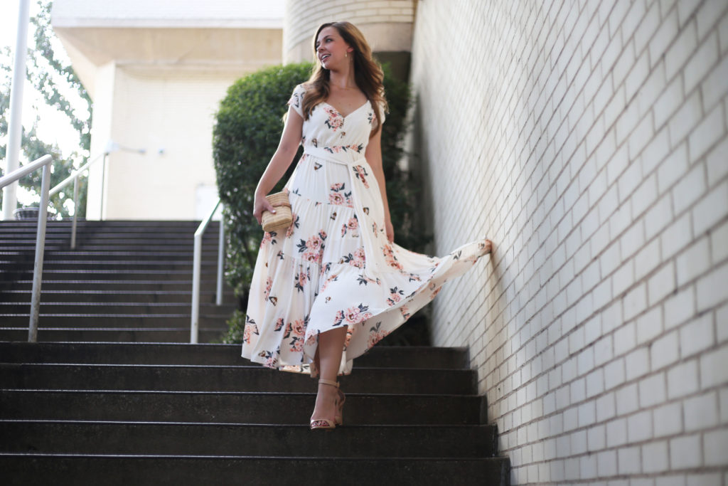 Floral Maxi Dress - A Pearl Kind of Girl Floral Maxi Dress - A Pearl Kind of Girl