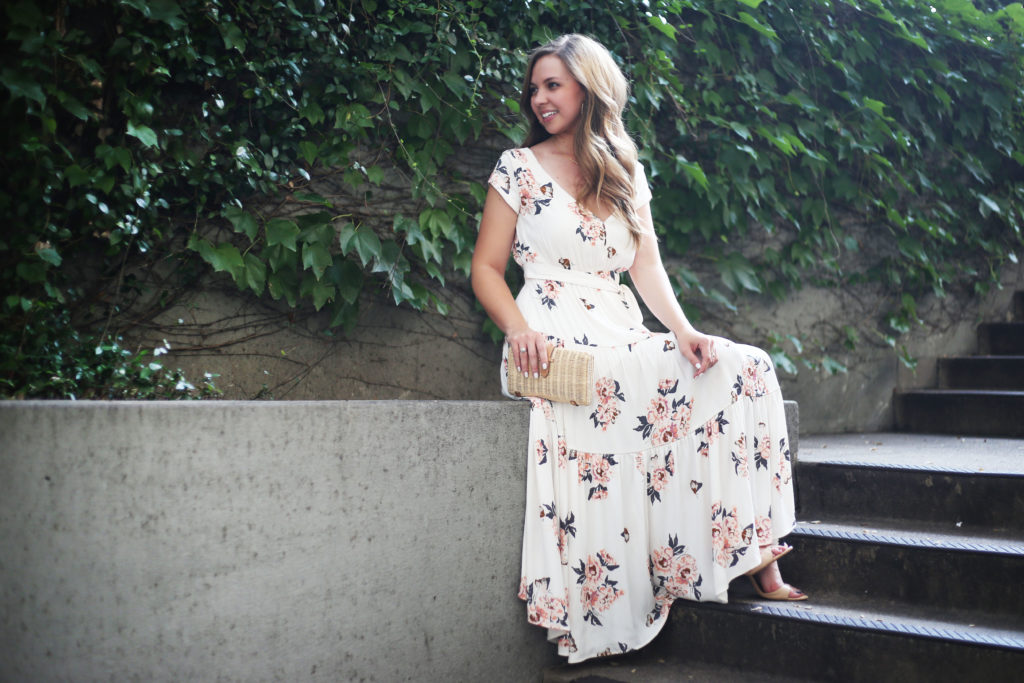 Floral Maxi Dress - A Pearl Kind of Girl Floral Maxi Dress - A Pearl Kind of Girl