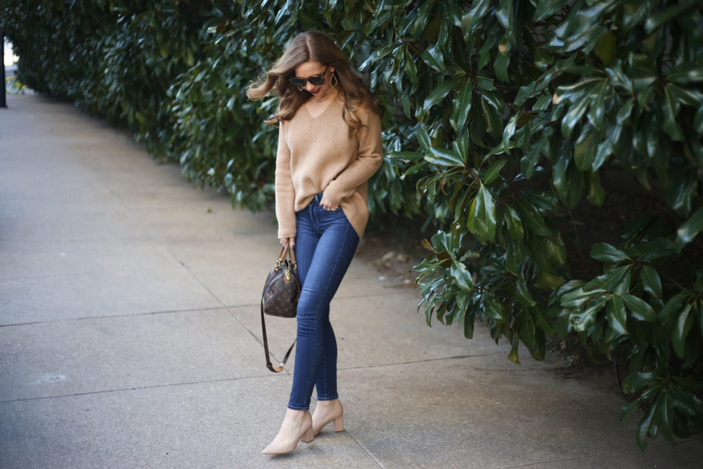 Camel Sweater - A Pearl Kind of Girl 