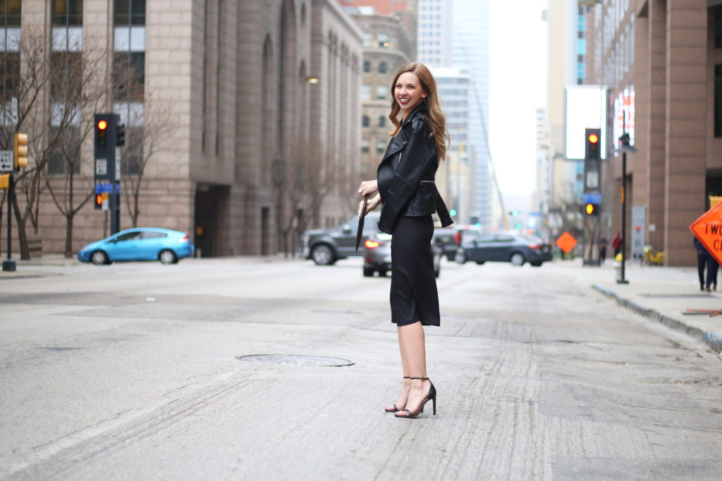 Black Slip Dress - A Pearl Kind of Girl 