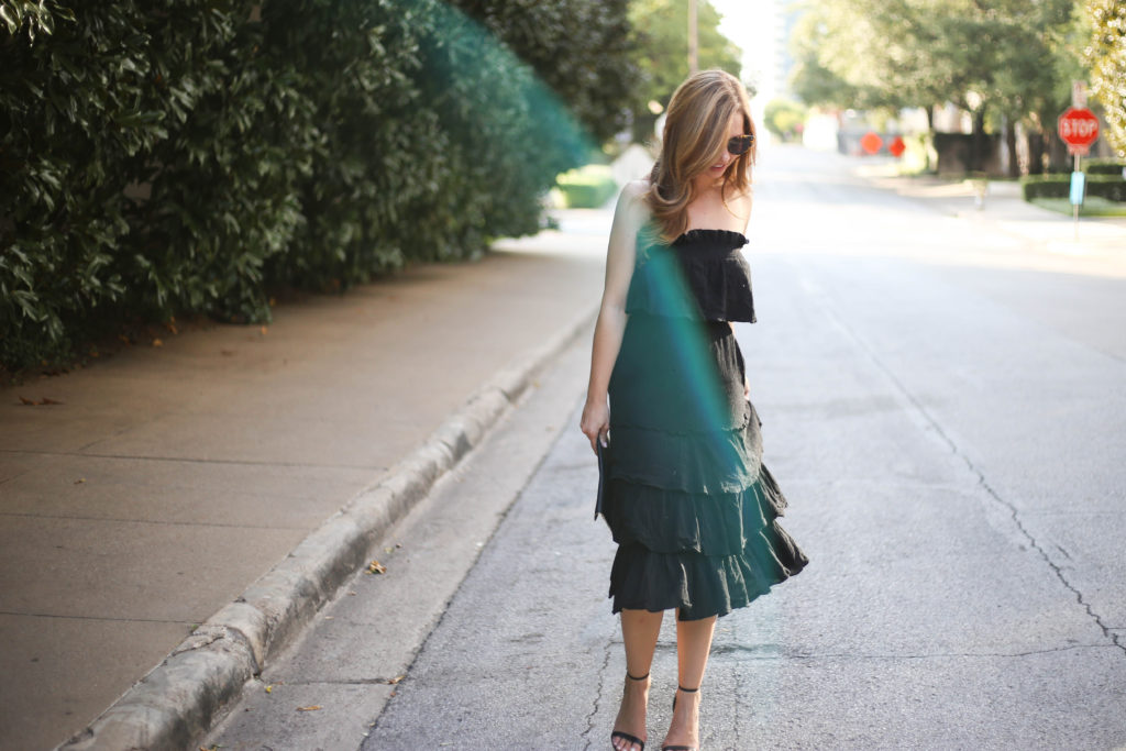 Black Ruffle Set - A Pearl Kind of Girl 