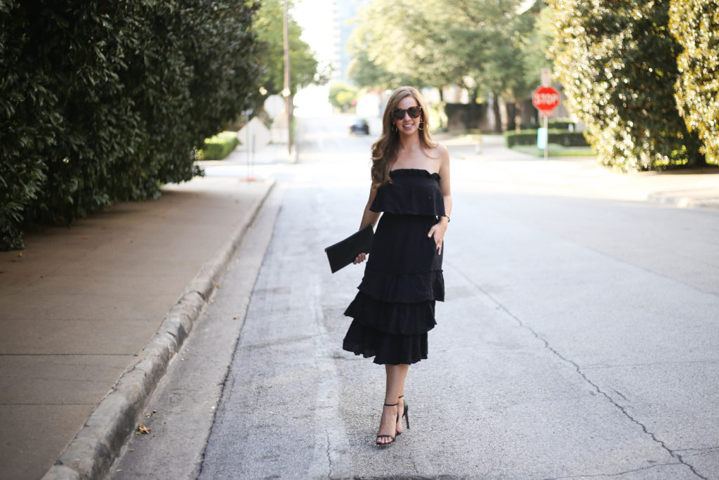 Black Ruffle Set - A Pearl Kind of Girl 