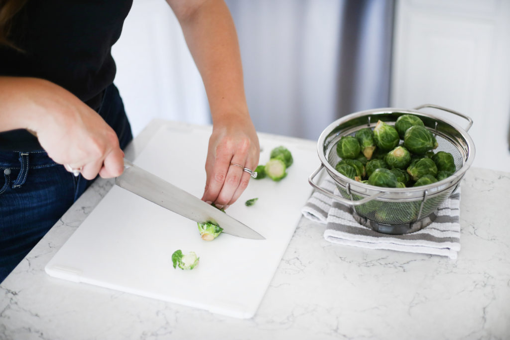 Toasted Brussels Sprouts - A Pearl Kind of Girl 