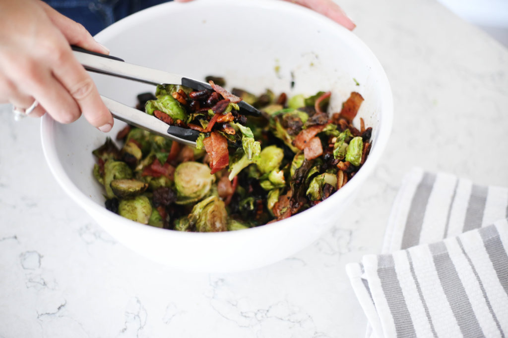 Toasted Brussels Sprouts - A Pearl Kind of Girl 