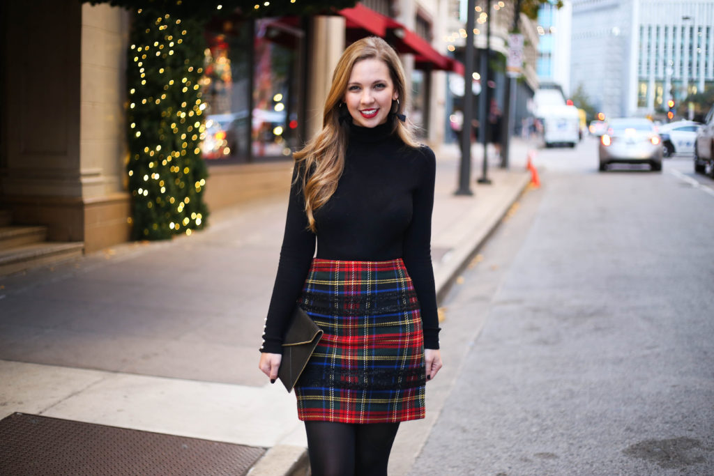 Plaid Skirt - A Pearl Kind of Girl