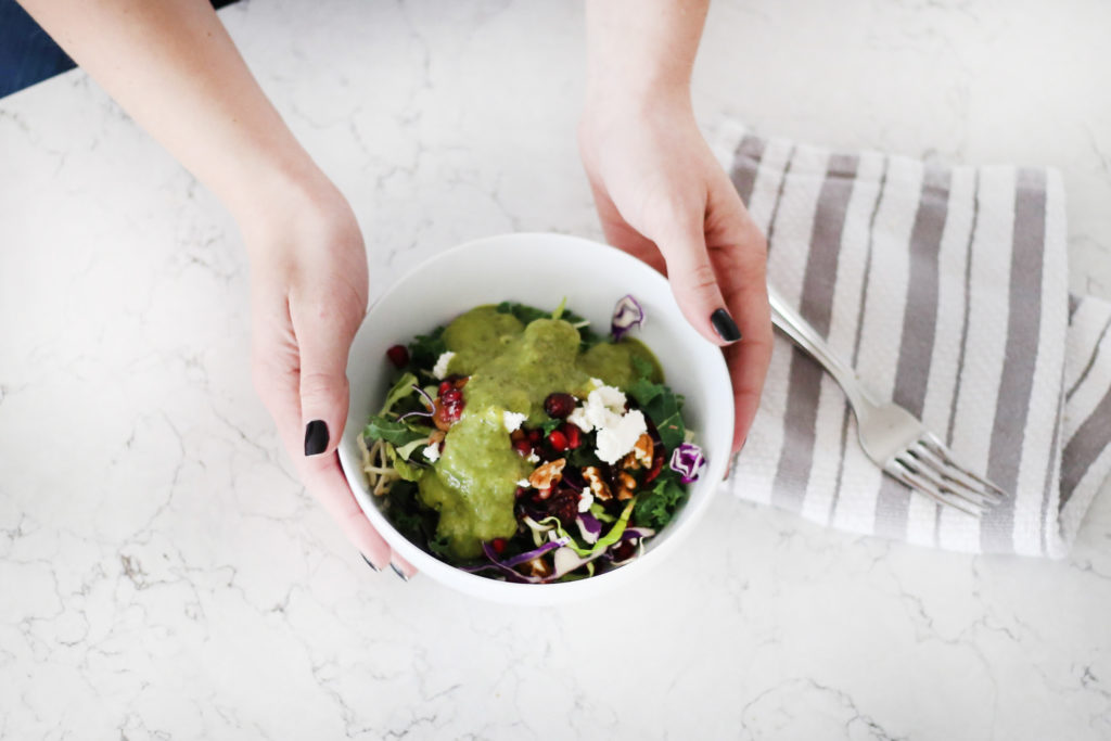 Simple Winter Salad - A Pearl Kind of Girl 