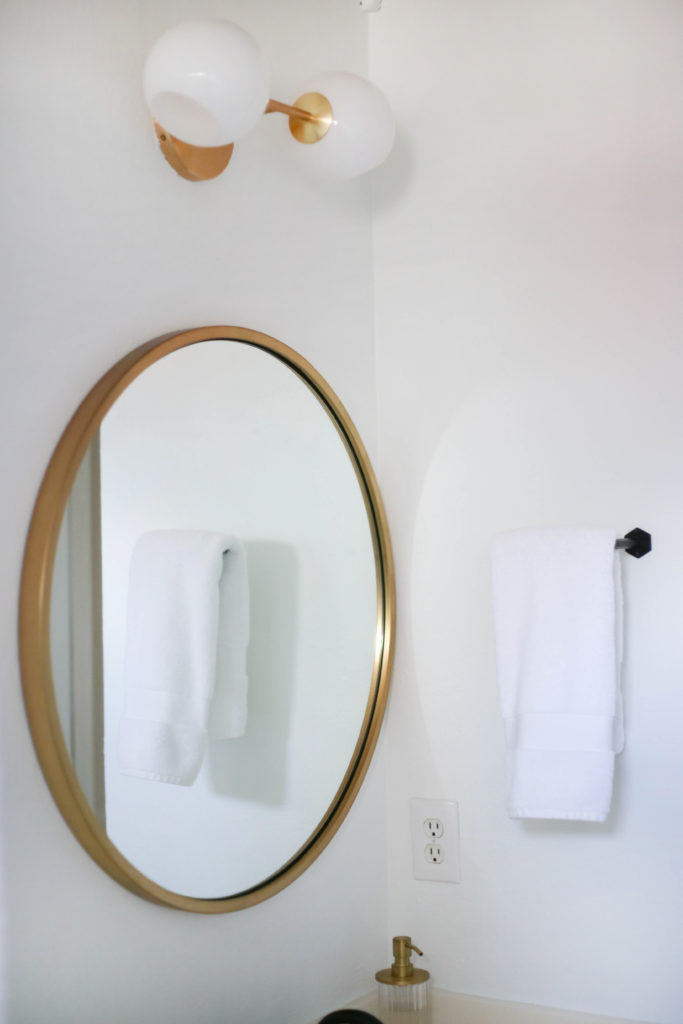 Guest Bathroom Before & After - A Pearl Kind of Girl 