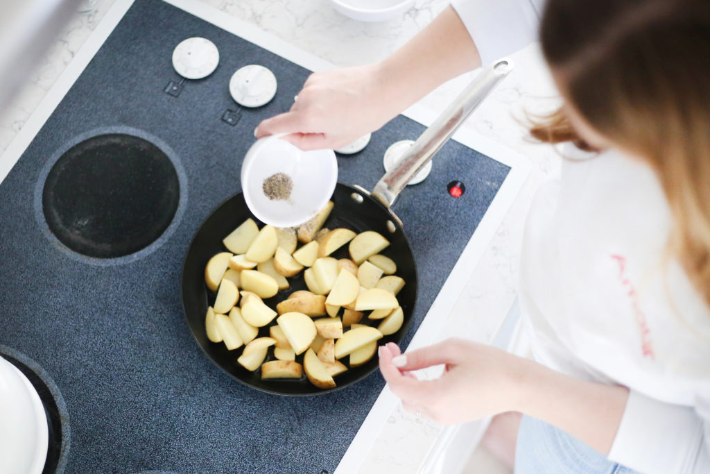 Rosemary Truffle Potatoes - A Pearl Kind of Girl 