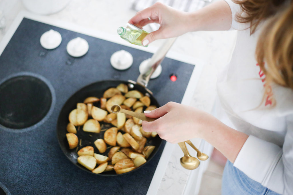 Rosemary Truffle Potatoes - A Pearl Kind of Girl 