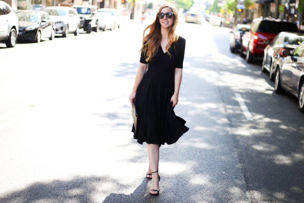 Little Black Dress for Spring - A Pearl Kind of Girl 