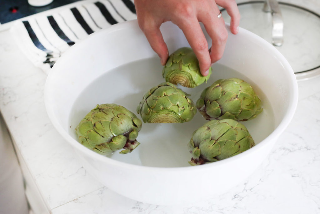 Grilled Artichokes - A Pearl Kind of Girl 