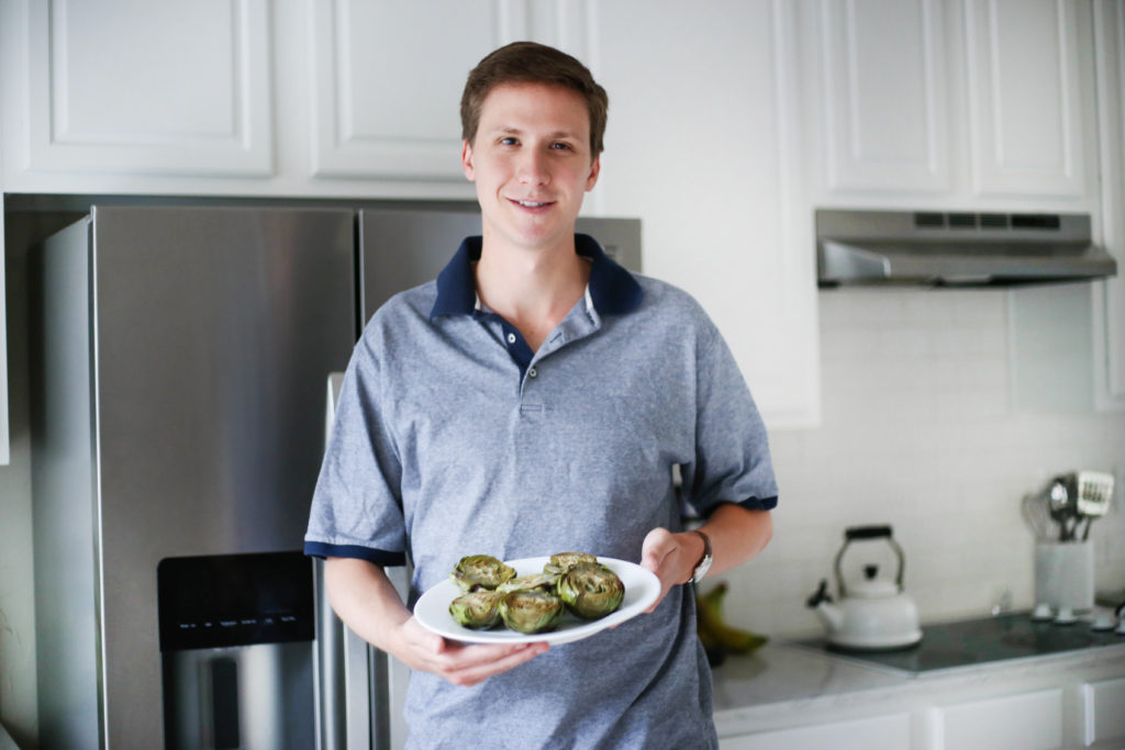 Grilled Artichokes - A Pearl Kind of Girl 