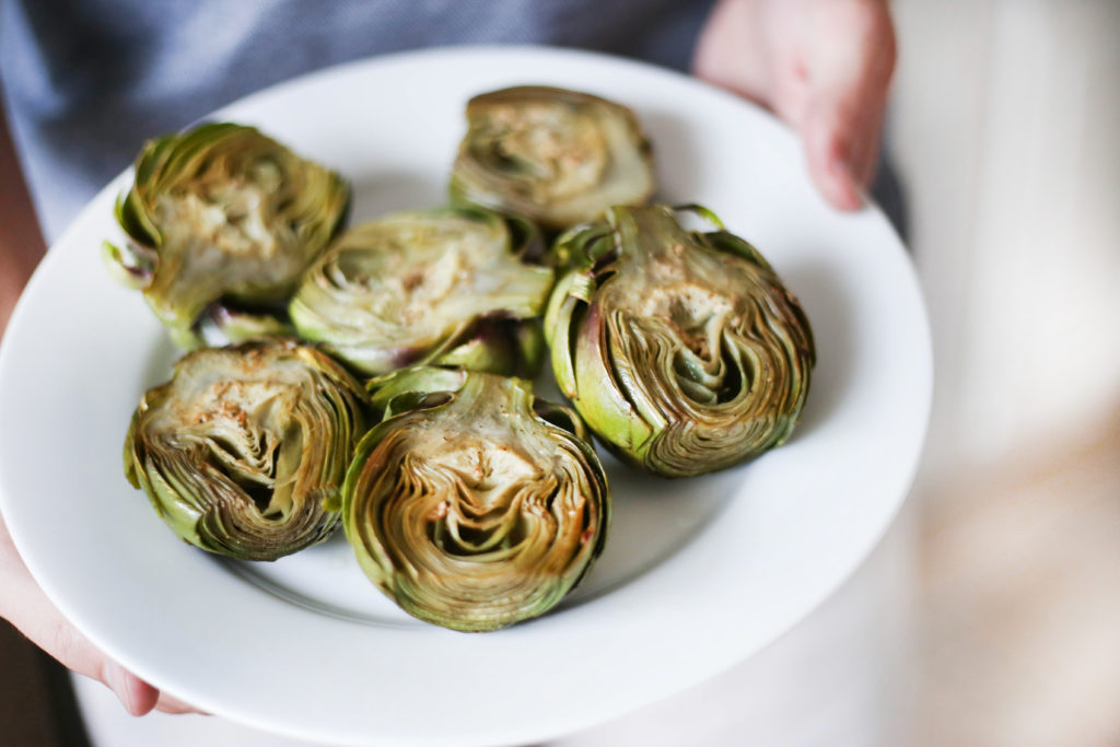 Grilled Artichokes - A Pearl Kind of Girl 