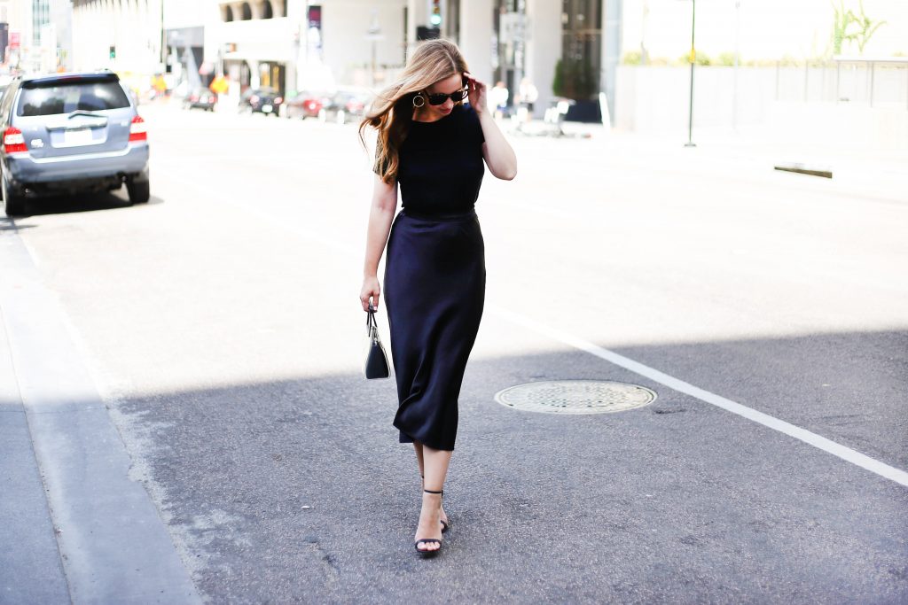 standing downtown 