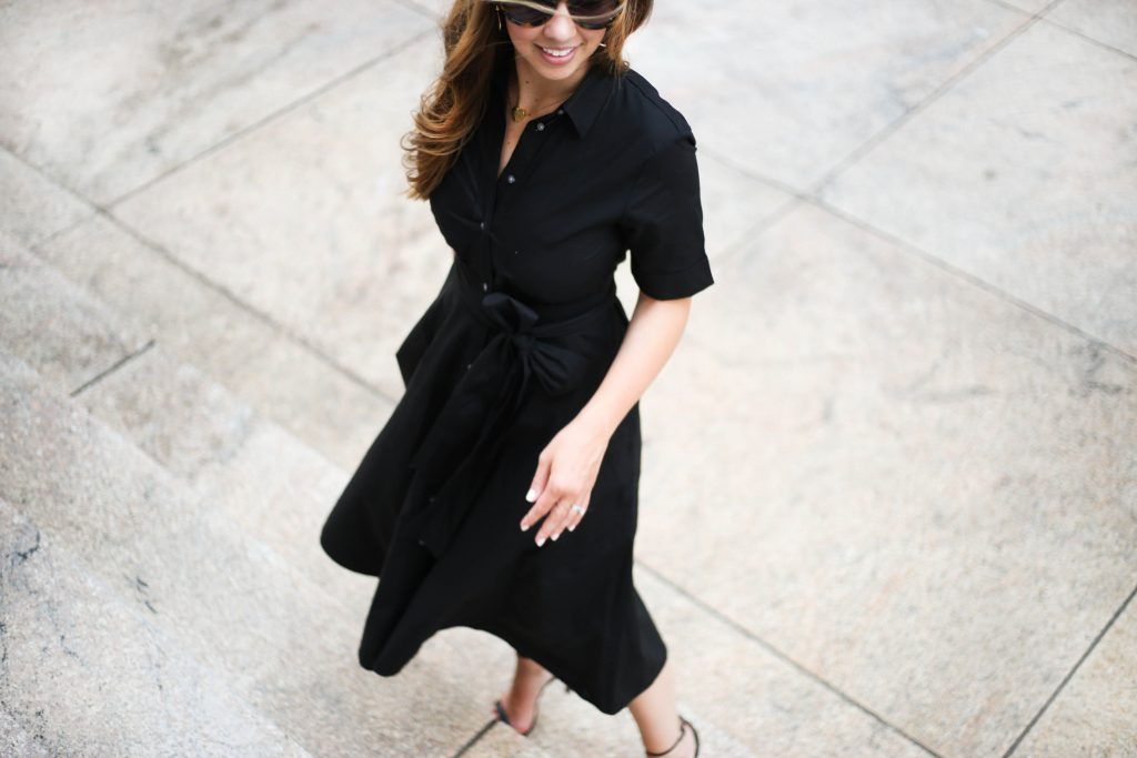 Black Shirt Dress from J. Crew 
