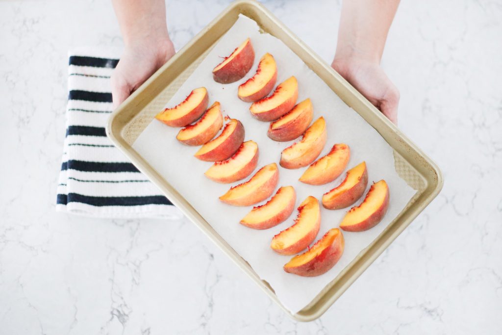 grilled peaches 