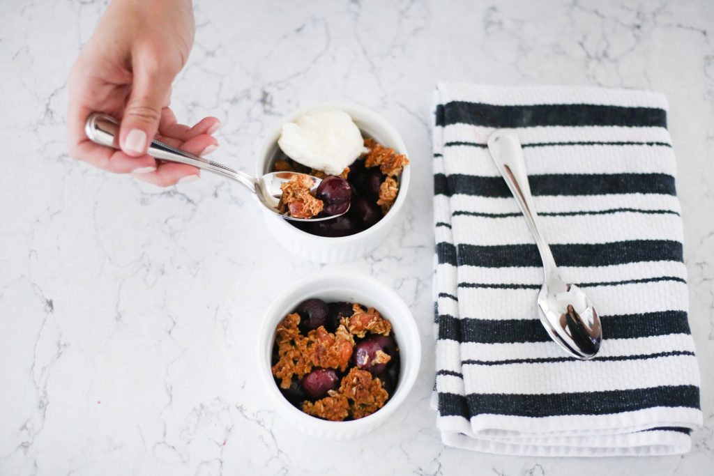 final cherry crisp