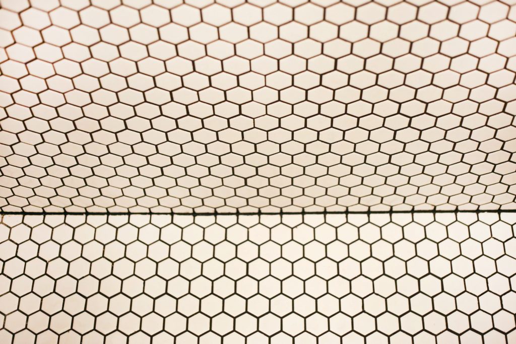 close up of the tile