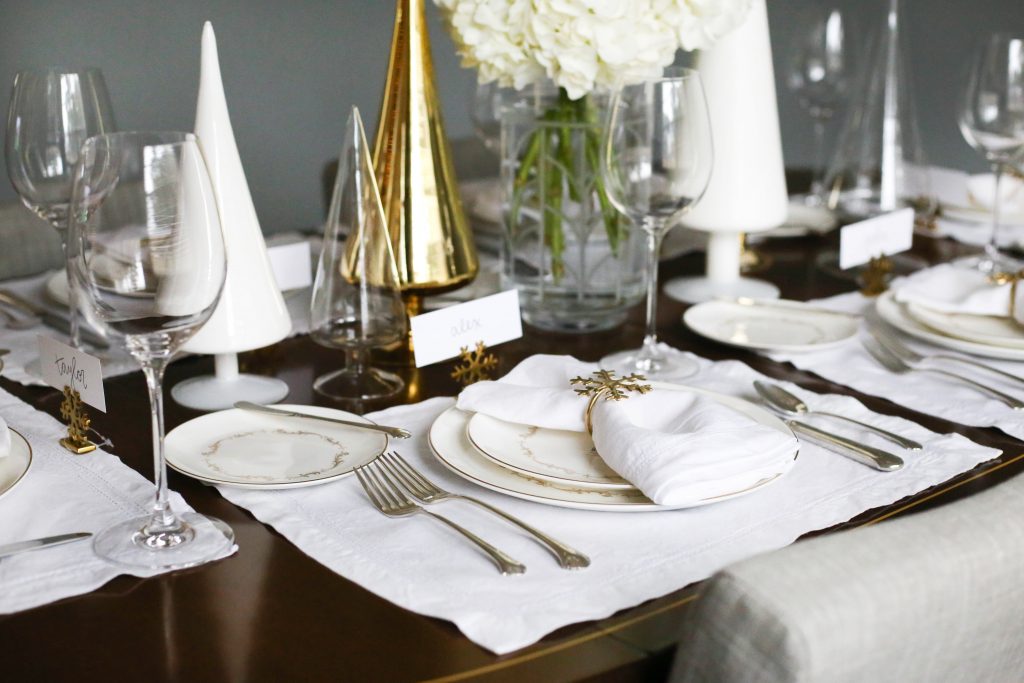 Christmas place setting 