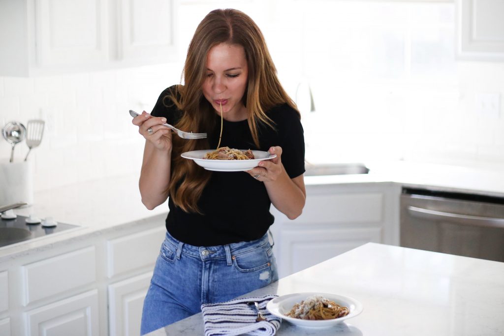 Spaghetti Carbonara - A Pearl Kind of Girl 
