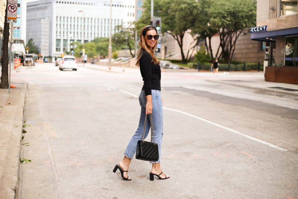 Black Cardigan - A Pearl Kind of Girl 