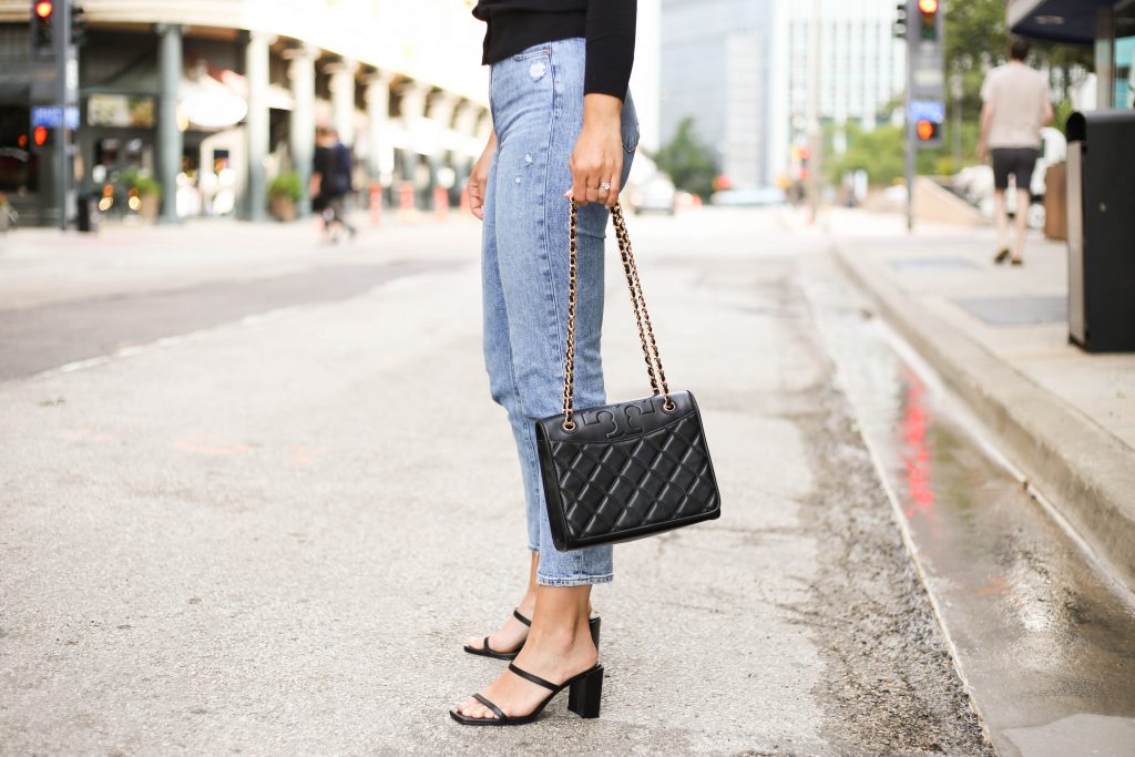 Black Cardigan - A Pearl Kind of Girl 