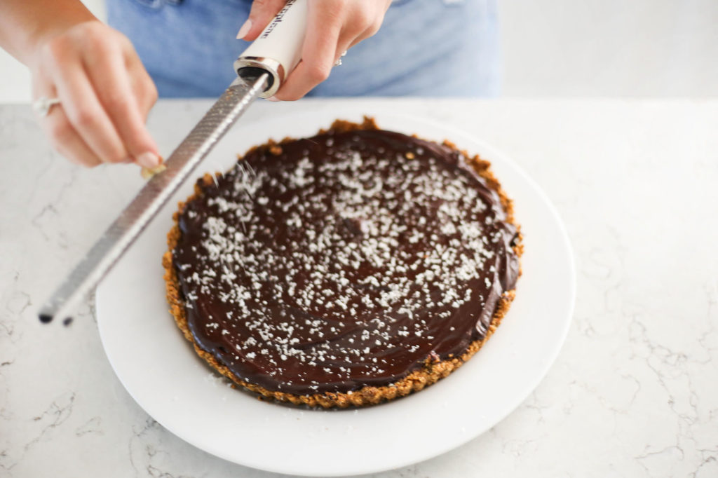 Dark Chocolate Ganache Nut Tart - A Pearl Kind of Girl 