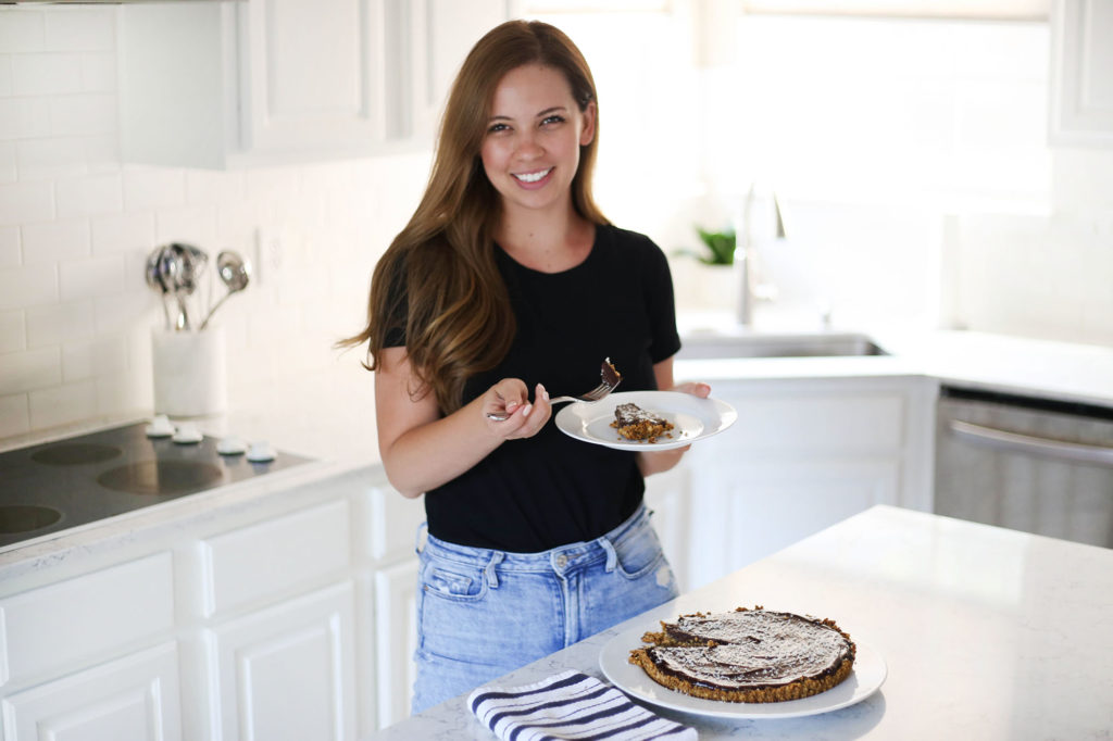 Dark Chocolate Ganache Nut Tart - A Pearl Kind of Girl 